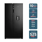 REFRIGERADOR FENSA 525L NO FROST SIDE BY SIDE SFX530B NEGRO - Miniatura 4