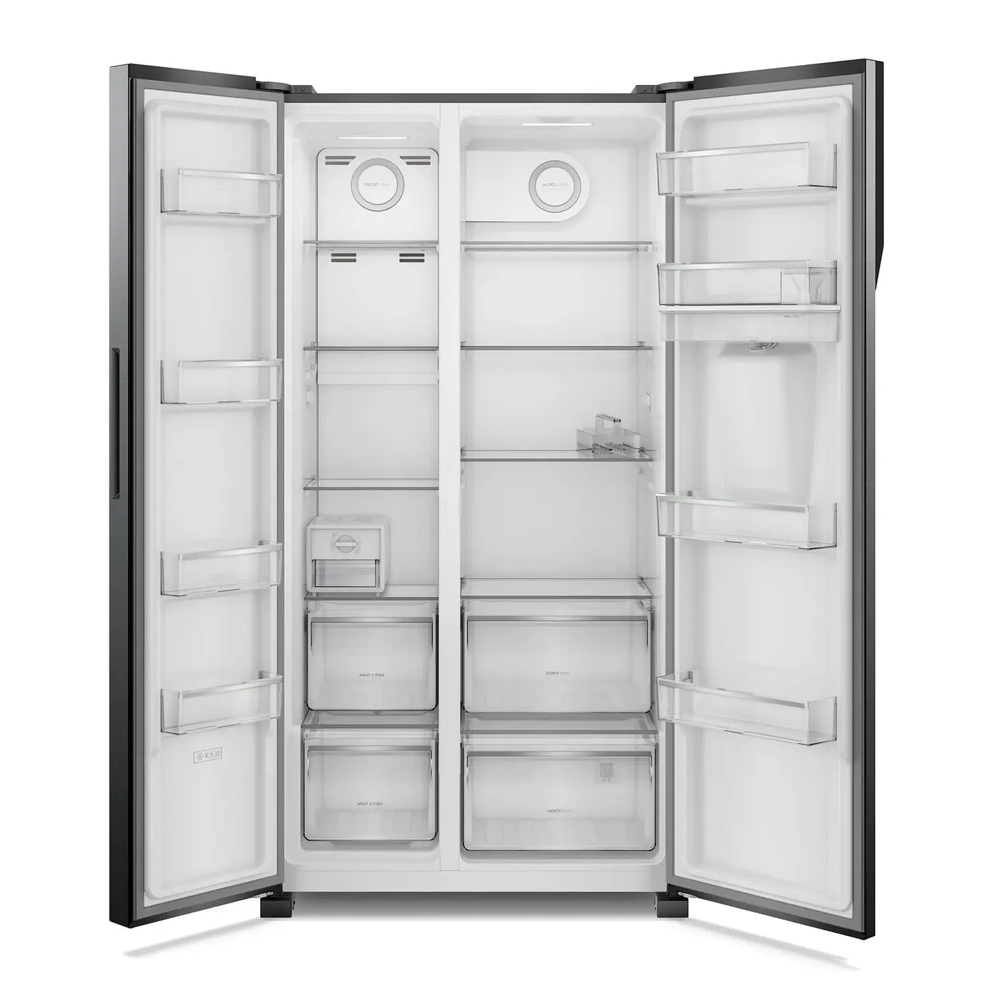 REFRIGERADOR FENSA 525L NO FROST SIDE BY SIDE SFX530B NEGRO 5