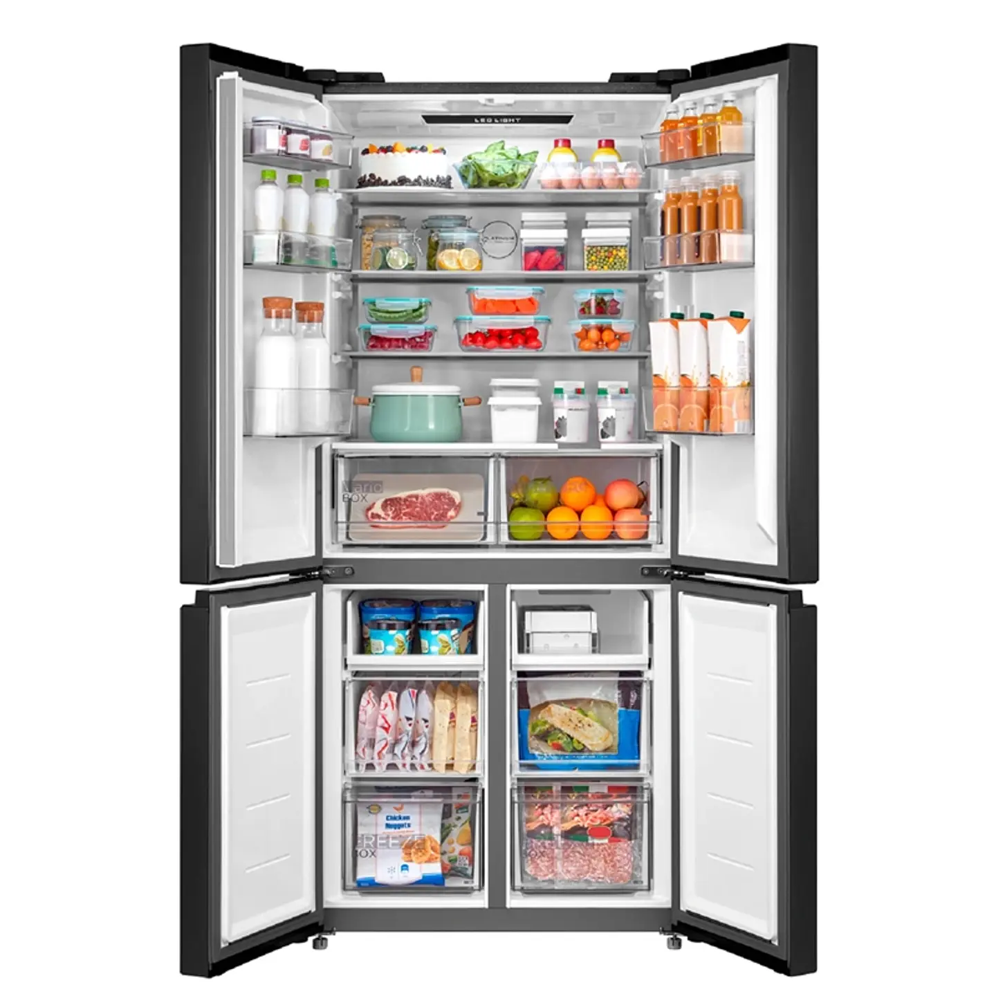 REFRIGERADOR SIDE BY SIDE MIDEA 515 LT NO FROST MDRM691MTEDXIN 3