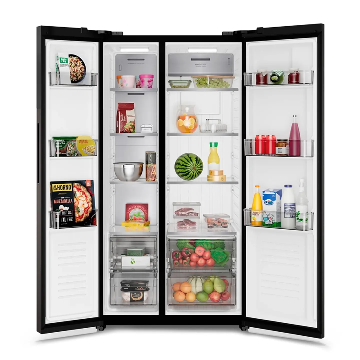 REFRIGERADOR SIDE BY SIDE ELECTROLUX ES50B 530 L NO FROST NEGRO 5