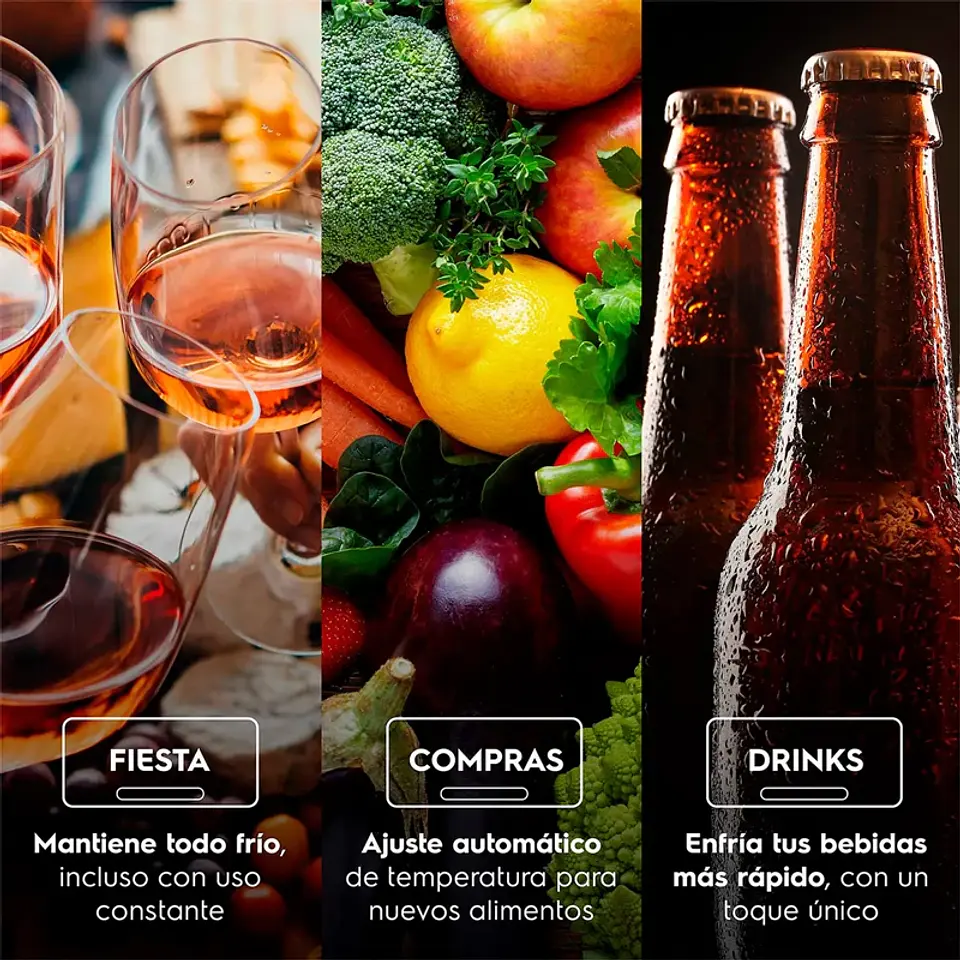 REFRIGERADOR SIDE BY SIDE ELECTROLUX ES50B 530 L NO FROST NEGRO 7