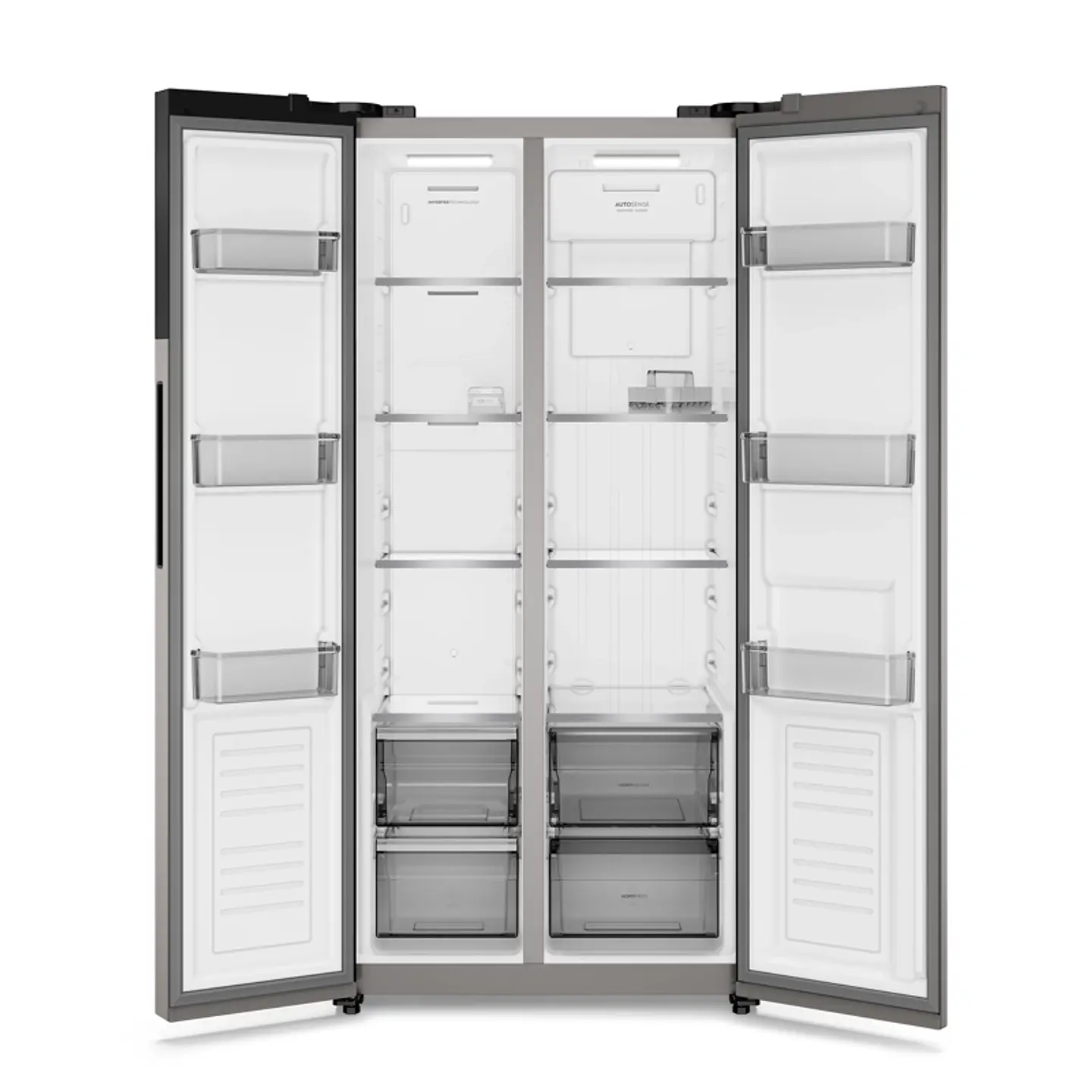 REFRIGERADOR 440L NO FROST SIDE BY SIDE INVERTER ES40S INOX 4