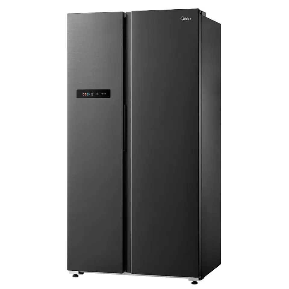 REFRIGERADOR SIDE BY SIDE MIDEA MDRS791FGEDX 592L NO FROST NEGRO 1