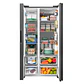 REFRIGERADOR SIDE BY SIDE MIDEA MDRS791FGEDX 592L NO FROST NEGRO - Miniatura 5