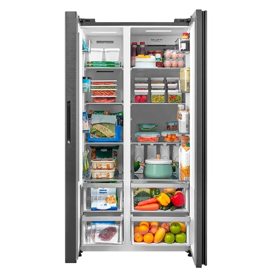 REFRIGERADOR SIDE BY SIDE MIDEA MDRS791FGEDX 592L NO FROST NEGRO 5