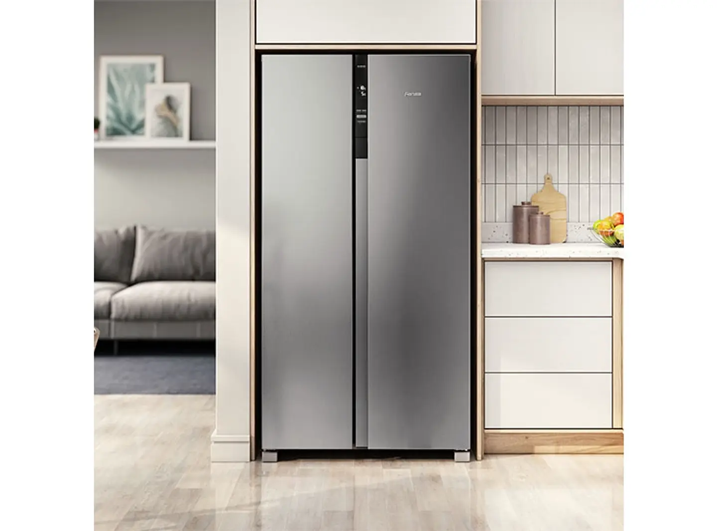 REFRIGERADOR SIDE BY SIDE FENSA SFX440 436L NO FROST ACERO 5