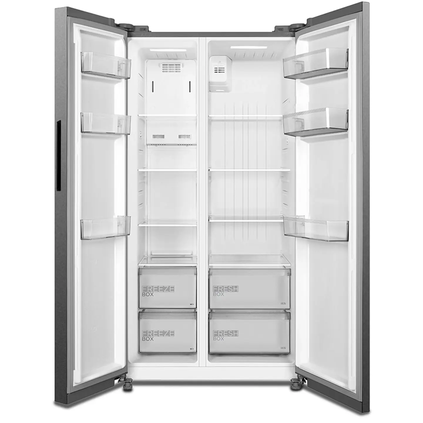 REFRIGERADOR SIDE BY SIDE MIDEA MDRS710FGE50IN 555L NO FROST GRIS 4