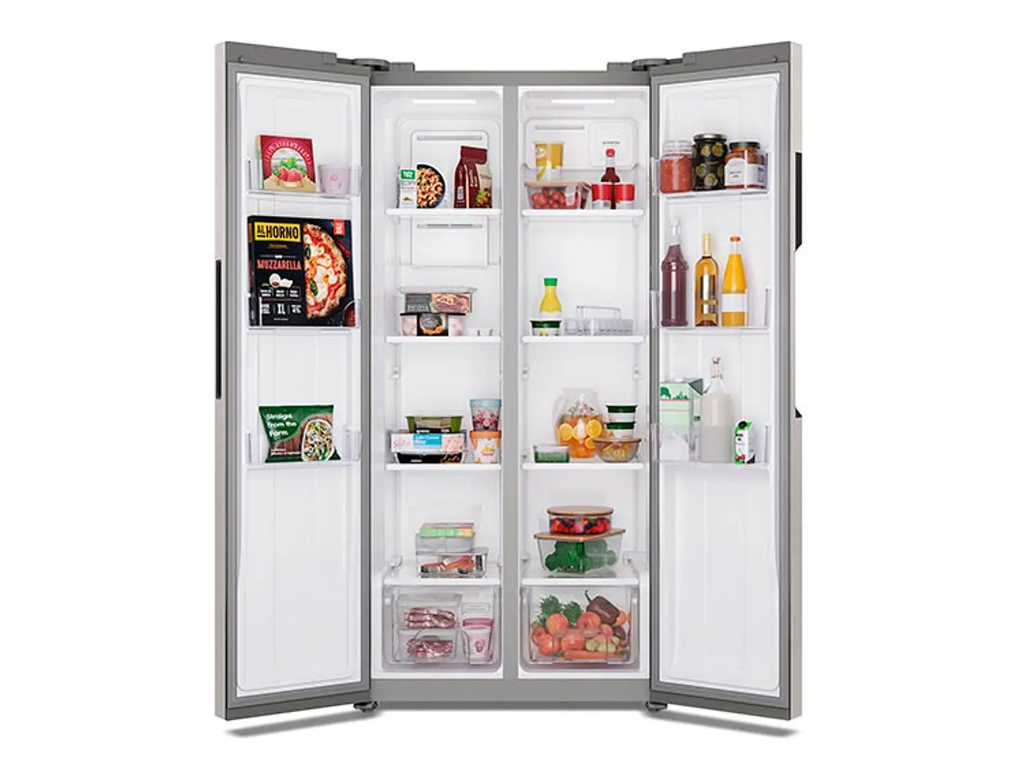 REFRIGERADOR SIDE BY SIDE MADEMSA MAS430 426L NO FROST GRIS 6