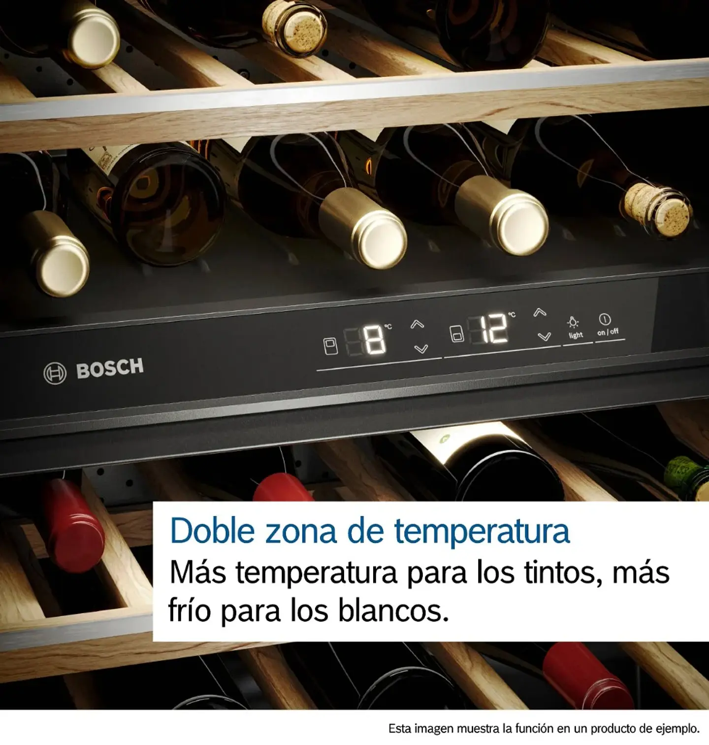 CAVA DE VINO 44 BOTELLAS EMPOTRABLE KUW21AHG0 6