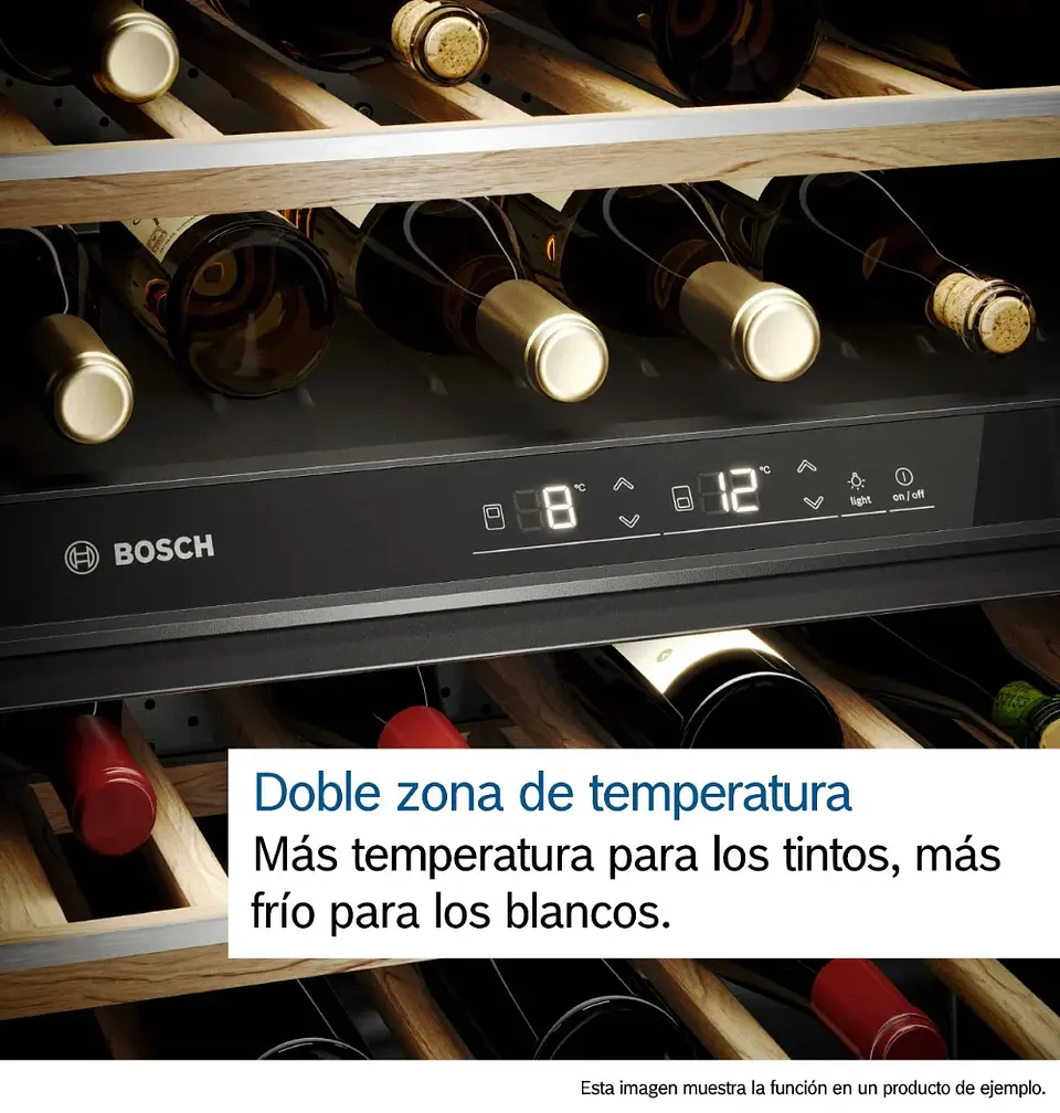 CAVA DE VINO 44 BOTELLAS EMPOTRABLE KUW21AHG0 6