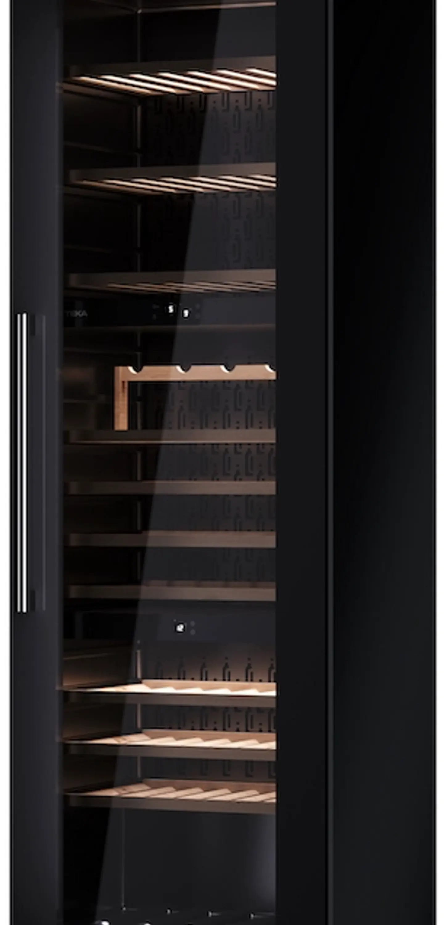 CAVA DE VINOS 93 BOTELLAS SOMMELIER RVI 30097 GBK NEGRO TEKA 2