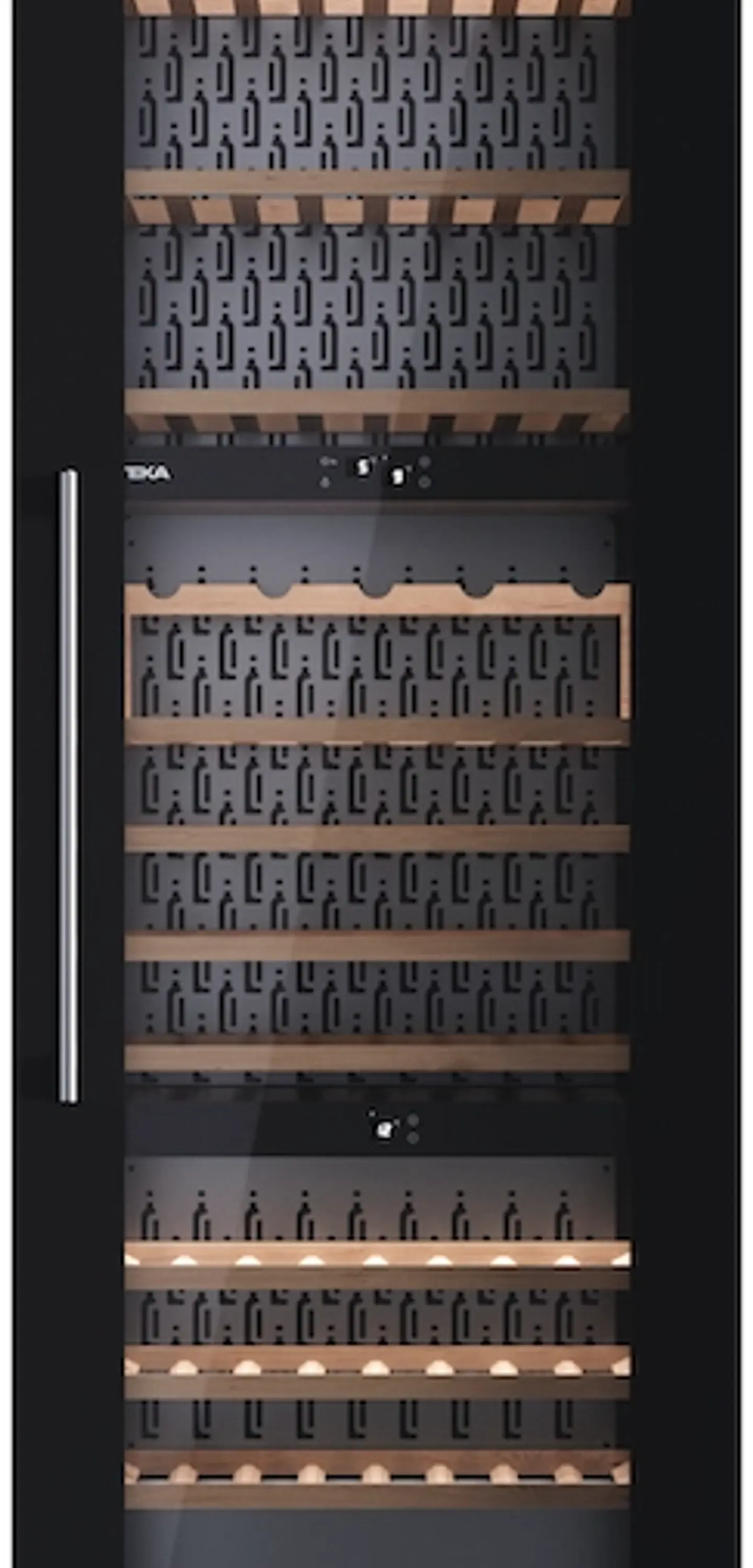 CAVA DE VINOS 93 BOTELLAS SOMMELIER RVI 30097 GBK NEGRO TEKA 4