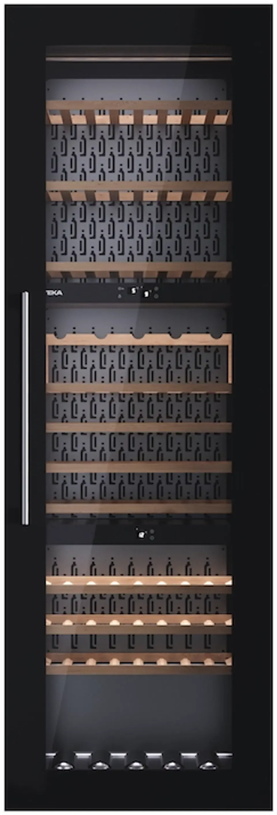 CAVA DE VINOS 93 BOTELLAS SOMMELIER RVI 30097 GBK NEGRO TEKA 4