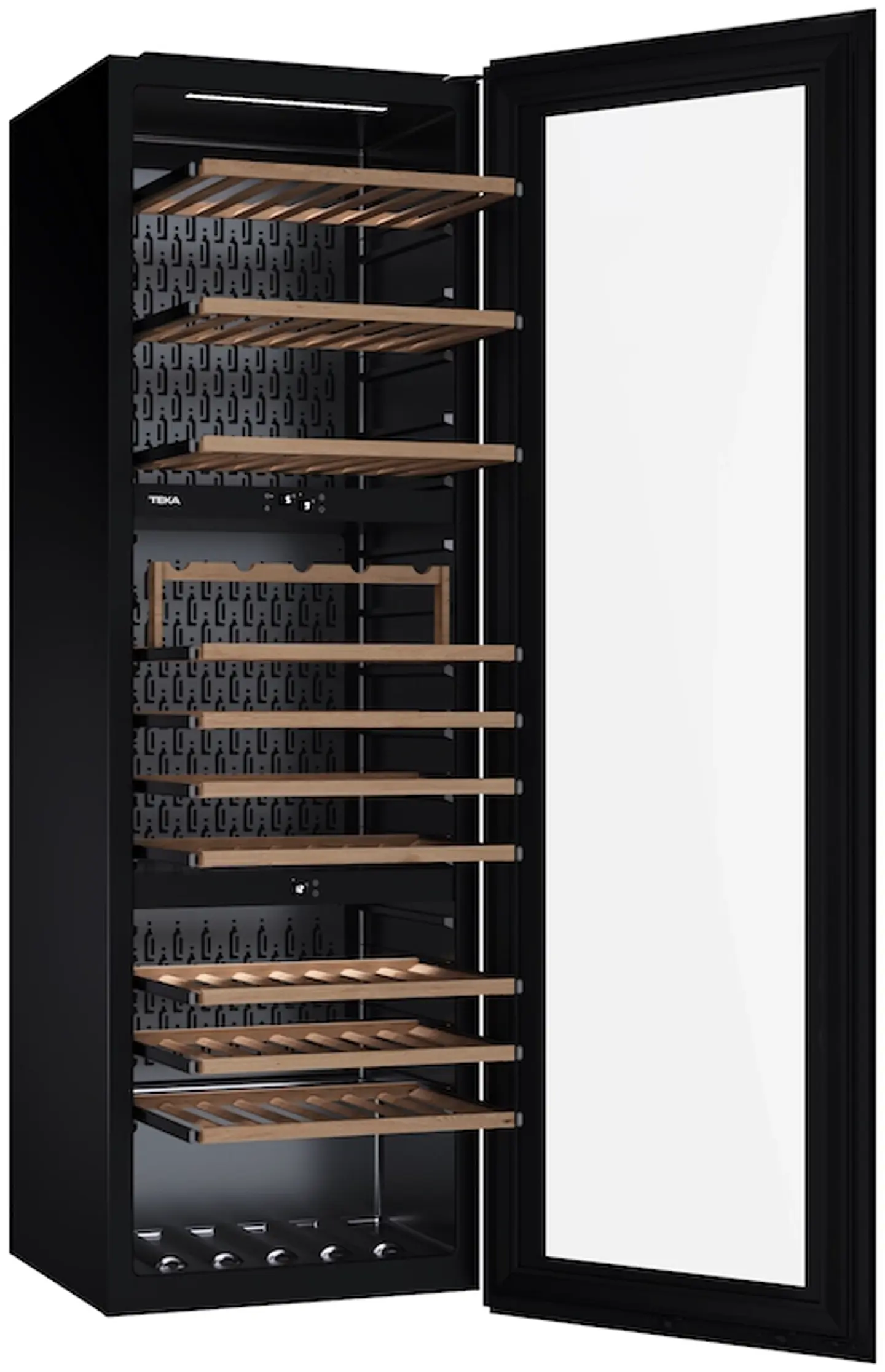 CAVA DE VINOS 93 BOTELLAS SOMMELIER RVI 30097 GBK NEGRO TEKA 6