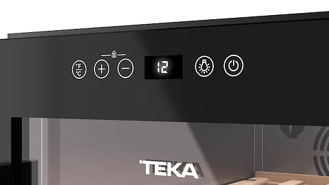 CAVA VINOS TEKA CAPACIDAD 32 BOTELLAS RVF 10032 GBK NEGRO