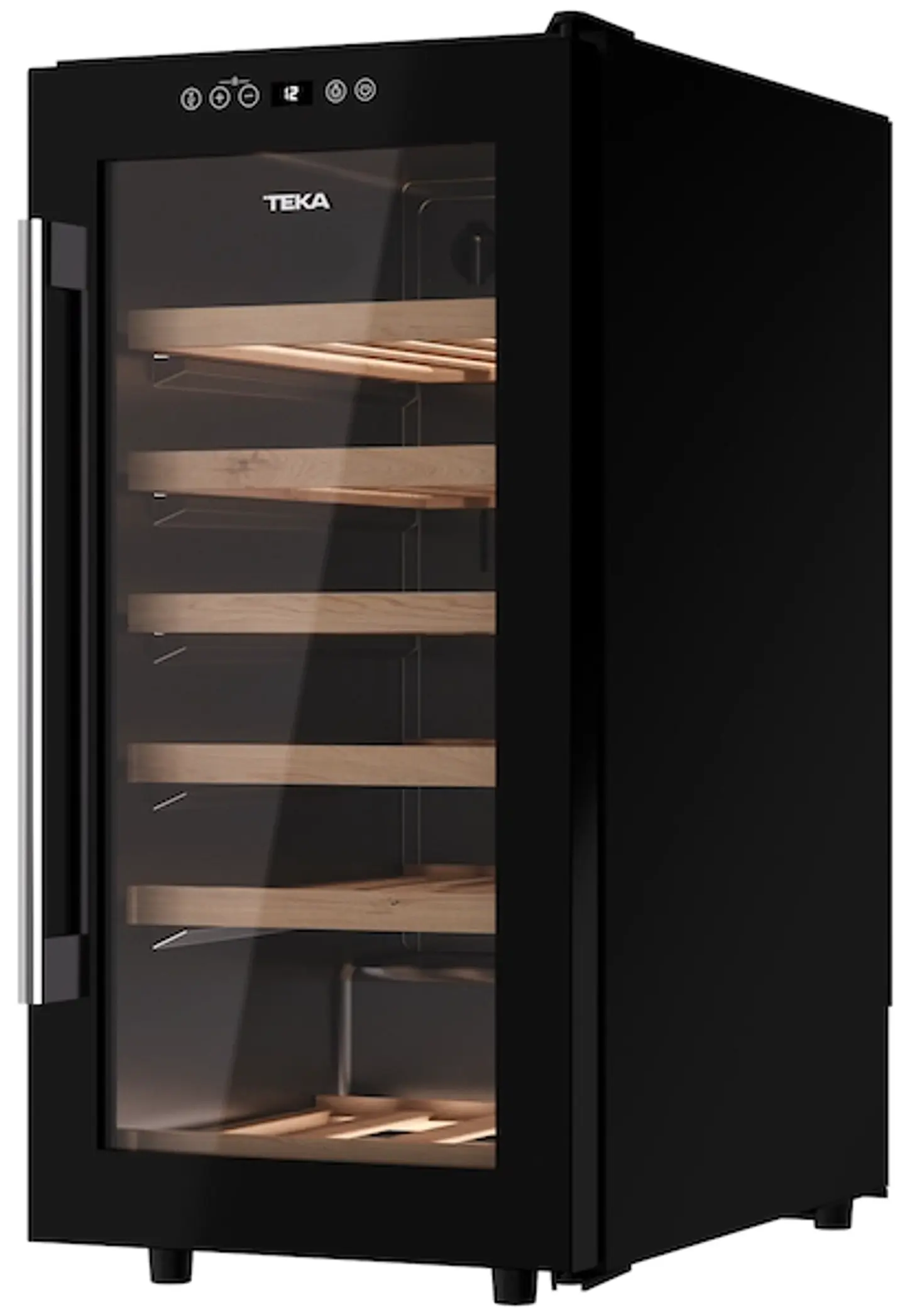 CAVA VINOS TEKA CAPACIDAD 32 BOTELLAS RVF 10032 GBK NEGRO 4