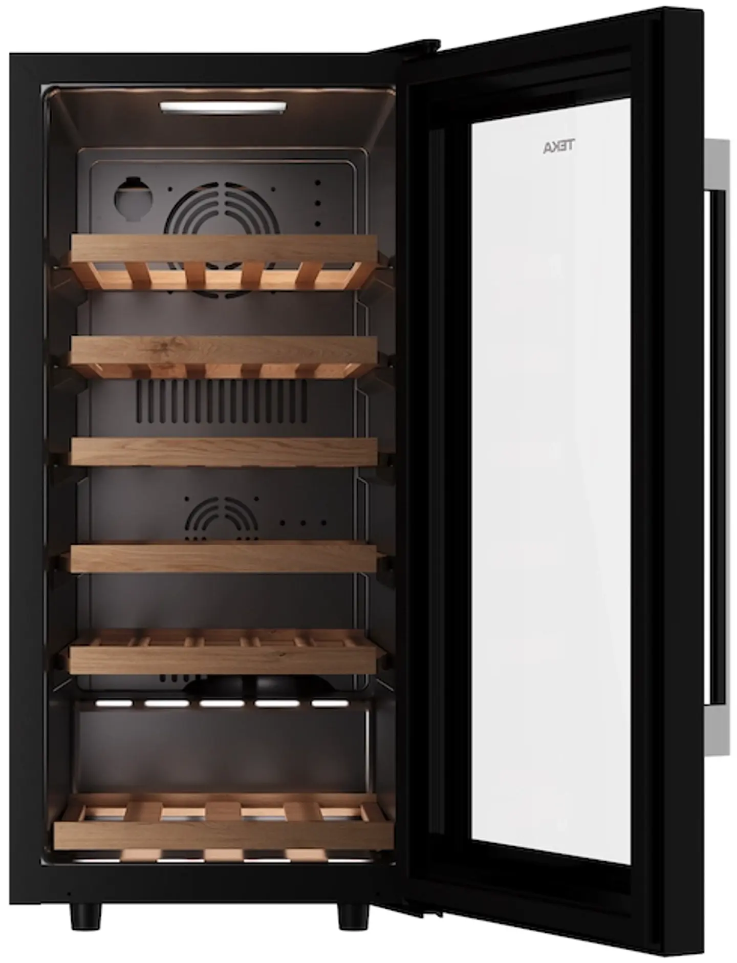 CAVA VINOS TEKA CAPACIDAD 32 BOTELLAS RVF 10032 GBK NEGRO 5