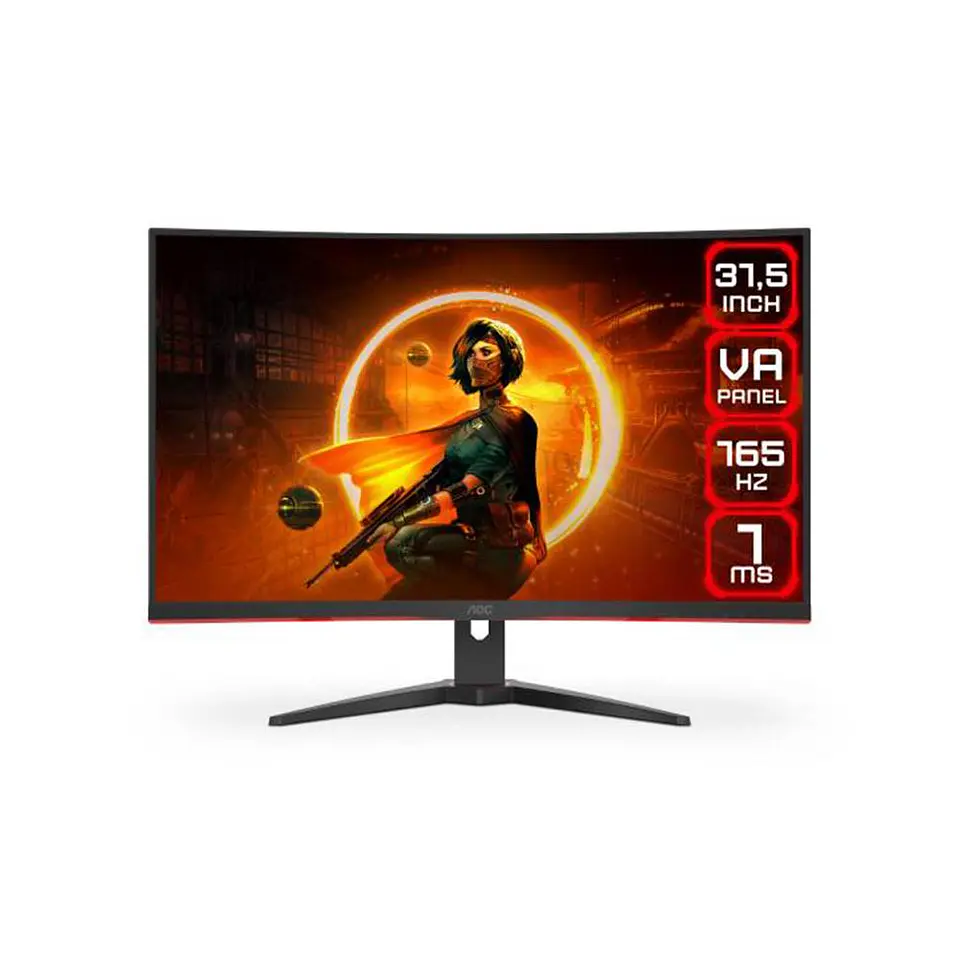 MONITOR CURVO 32' AOC C32G2E FHD 165HZ 1