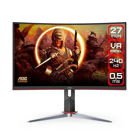 MONITOR GAMER 27' AOC C27G2Z VA FULL HD 240HZ