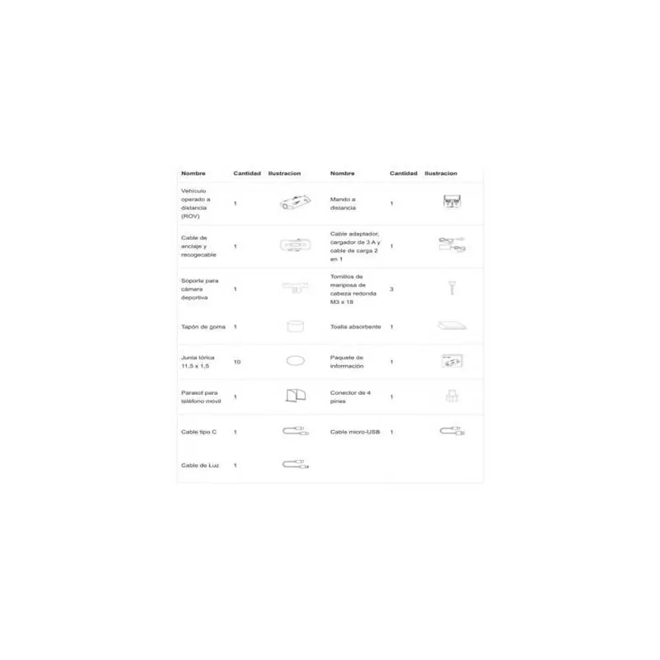 CHASING GLADIUS MINI S DRON SUBMARINO CON CÁMARA 4K UHD (200METROS CABLE) 3