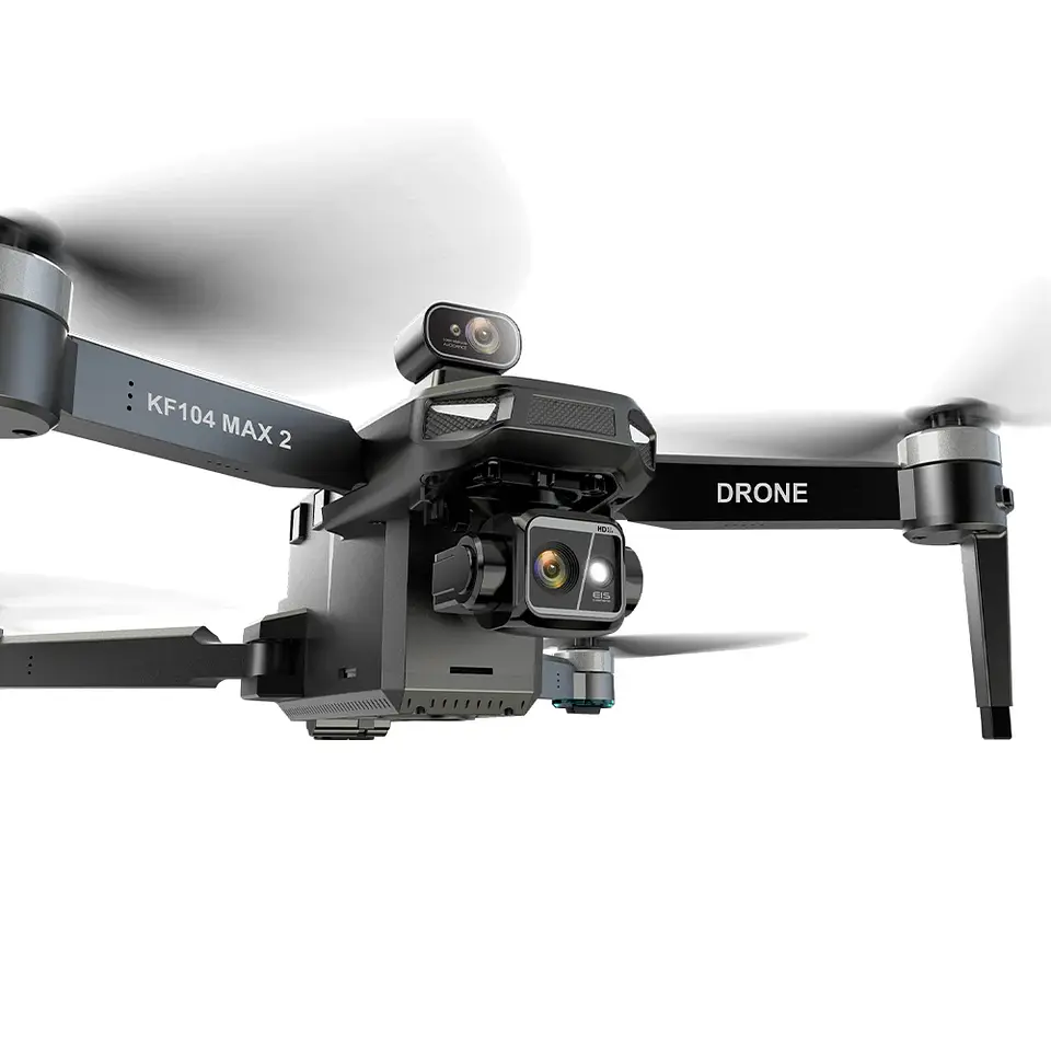 DRONE CASTLETEC KF104 MAX2 CON PANTALLA EVASIÓN OBSTÁCULOS GIMBAL GPS WIFI 5G 4K 6KM 3900MAH 1