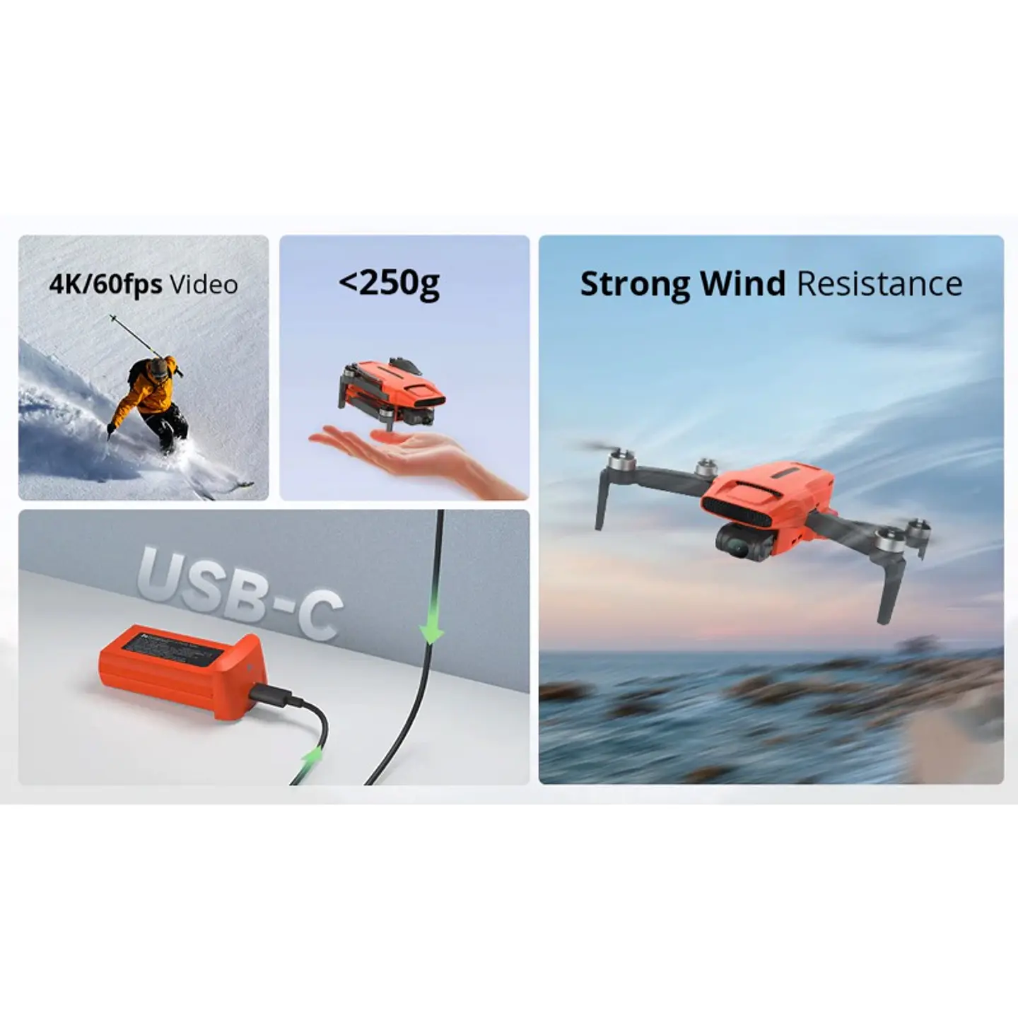 XIAOMI FIMI DRONE MINI 3 COMBO 4K 60FPS AI SUPER NIGHT VIDEO, 9KM DE ALCANCE CON PROTECTOR HELICES 7