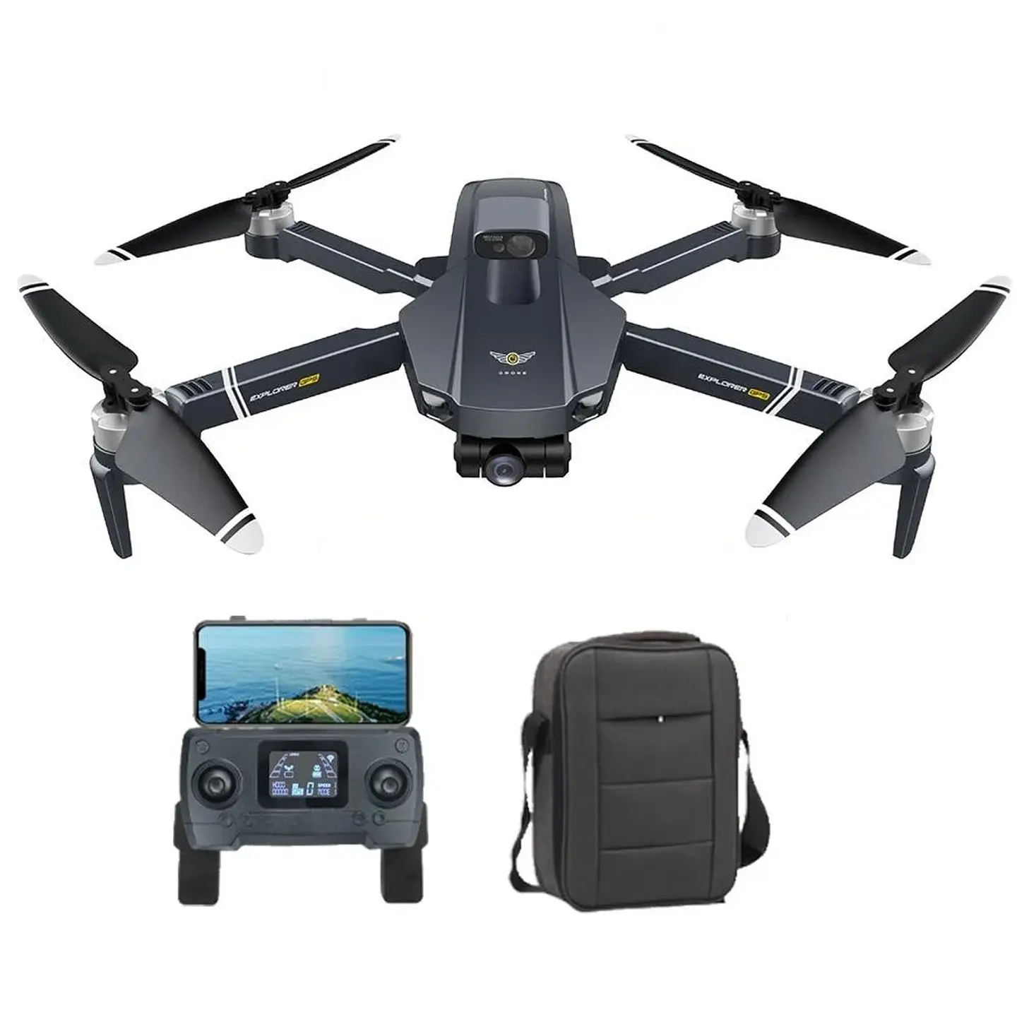DRONE CASTLETEC 8819 EXPLORER 5G 3000M 6K GPS EIS GIMBAL CON EVASIÓN OBSTÁCULOS 5