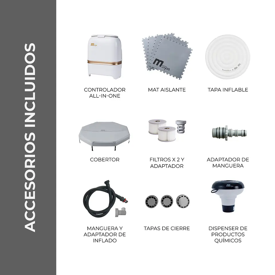 HOT TUB MSPA ARMABLE TUSCANY 6 FRAME WIFI 6 PERSONAS 2