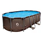 PISCINA ESTRUCTURAL OVALADA AVENLI 4.27X2.75X1 M 8 M³ MARRÓN OSCURO - Miniatura 3