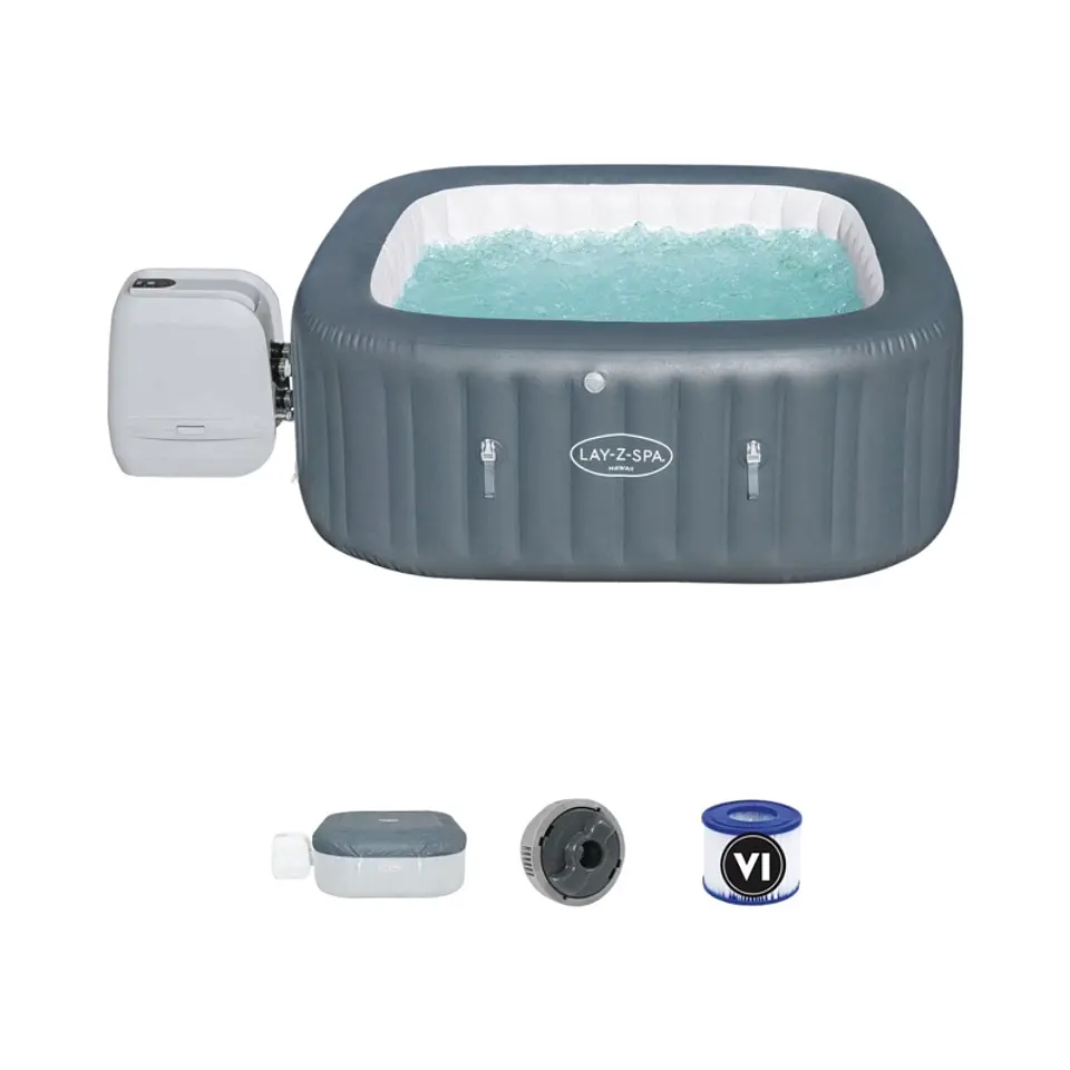 HOT TUB BESTWAY JACUZZI INFLABLE HAWAII HIDROMASAJE 6 PERS 71X180 CM 1