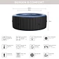 HOT TUB INFLABLE BERGEN COMFORT PARA 8 PERSONAS MSPA - Miniatura 5