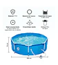 PISCINA ESTRUCTURAL AVENLI 300 CM DIÁMETRO 4383 L CELESTE - Miniatura 2