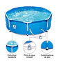 PISCINA ESTRUCTURAL AVENLI 300 CM DIÁMETRO 4383 L CELESTE - Miniatura 4