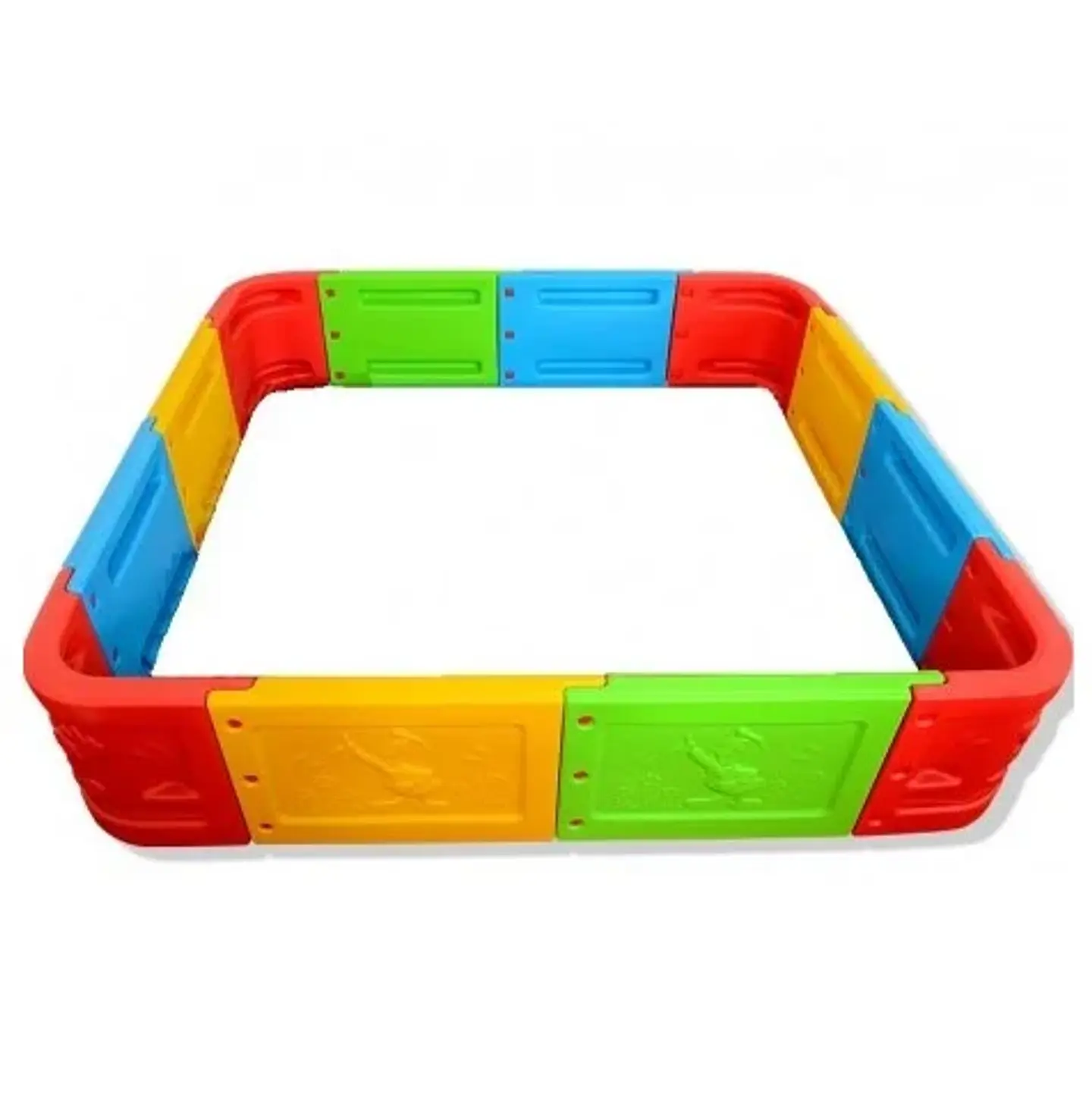 PISCINA JUGUETÓN PELOTAS MODULAR CUADRADA MULTICOLOR 1