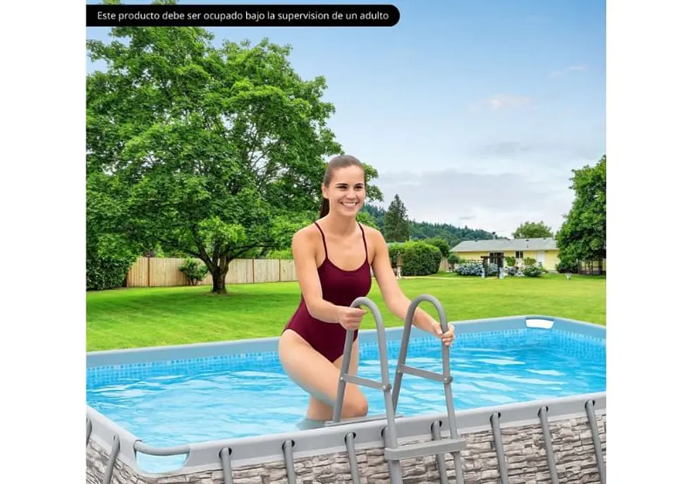PISCINA FAMILIAR RECTANGULAR 122X250X540 CM 12871 LITROS 6