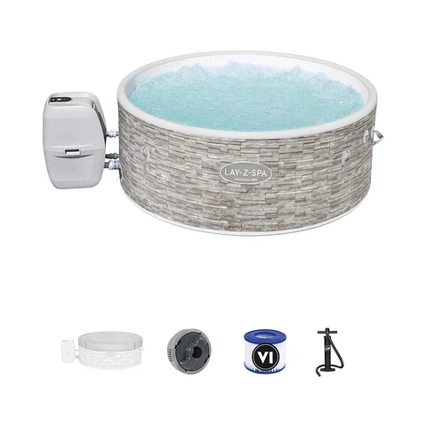  HOT TUB BESTWAY 60027 60X155 CM SPA JACUZZI INFLABLE VANCOUVER 5 PERSONAS
