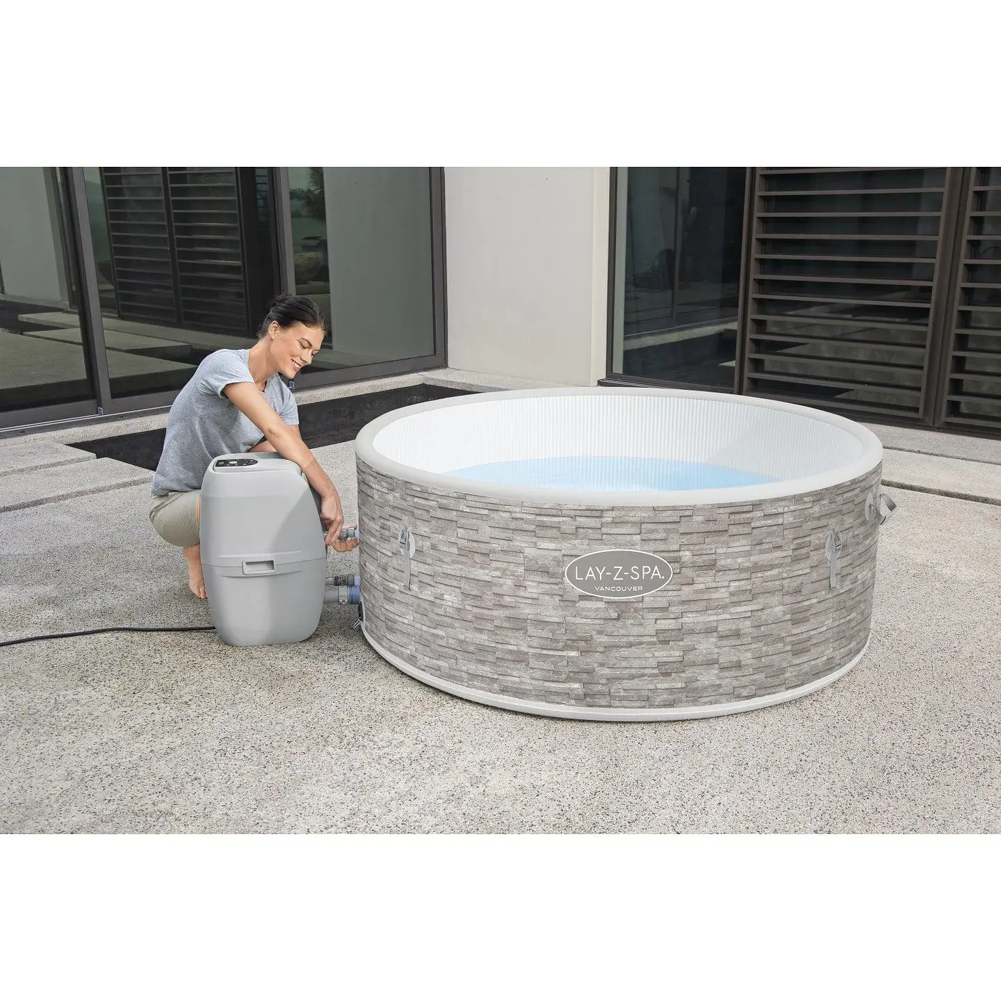 HOT TUB BESTWAY 60027 60X155 CM SPA JACUZZI INFLABLE VANCOUVER 5 PERSONAS 3