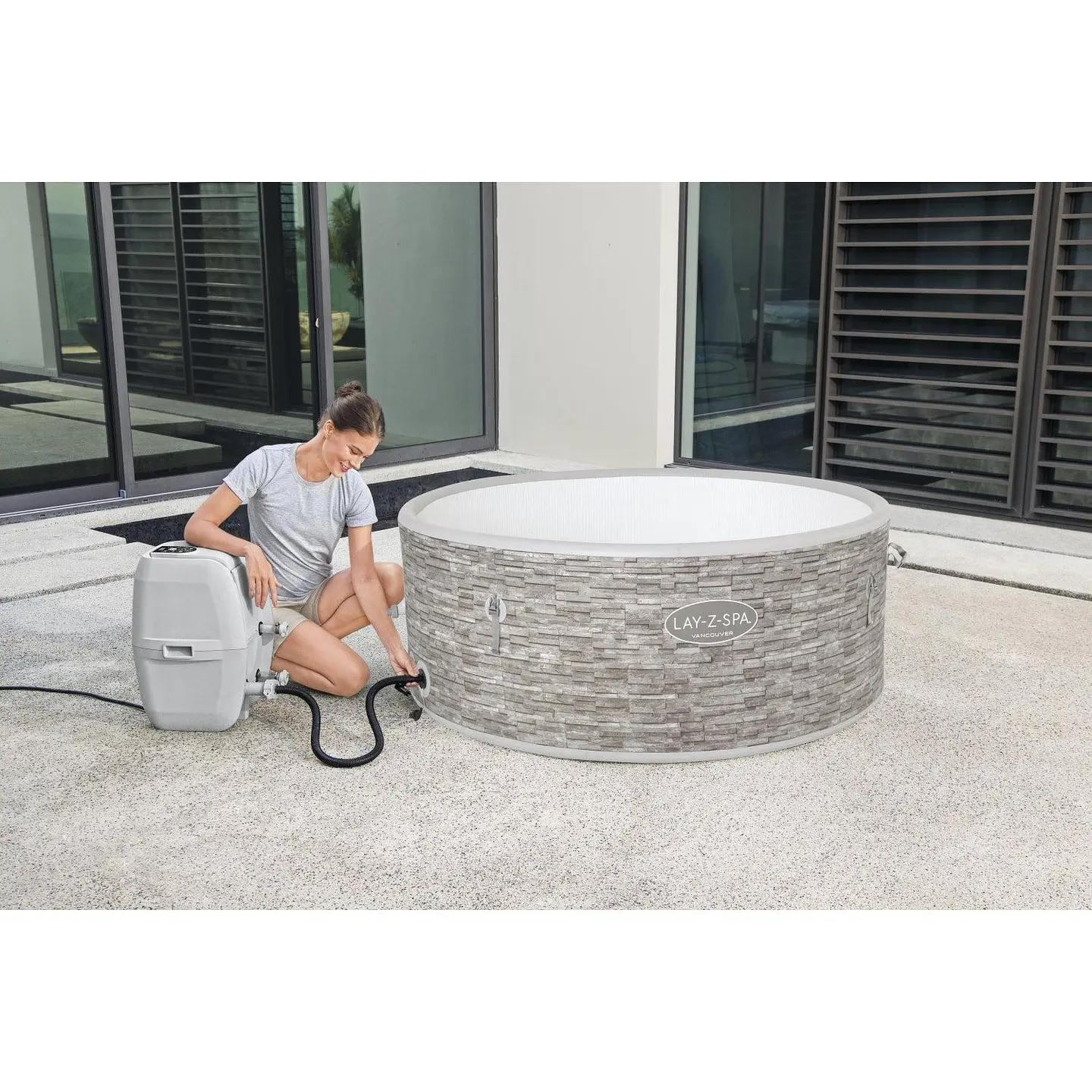  HOT TUB BESTWAY 60027 60X155 CM SPA JACUZZI INFLABLE VANCOUVER 5 PERSONAS 8