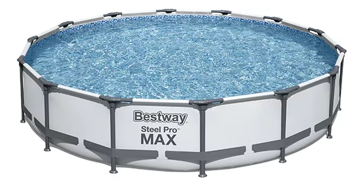 PISCINA ESTRUCTURAL BESTWAY REDONDA 56595 4.27M CON CAPACIDAD 10220 L GRIS 3