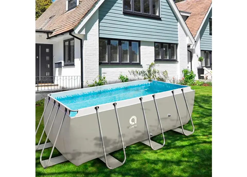 PISCINA CON FILTRO 8.870 LITROS GRIS 5