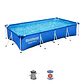 PISCINA ESTRUCTURAL BESTWAY 300X201X66 CM CON BOMBA - Miniatura 1