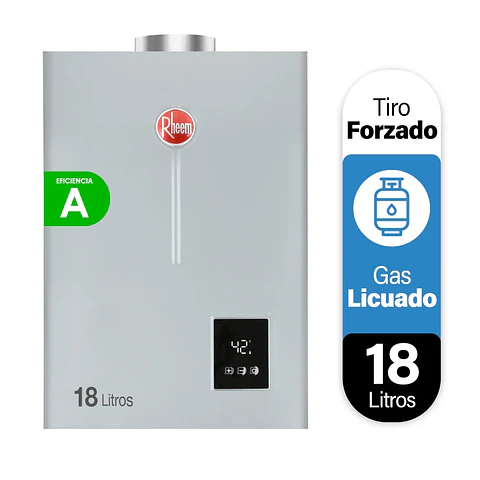 CALEFONT A GAS LICUADO 18 L RHEEM TIRO FORZADO