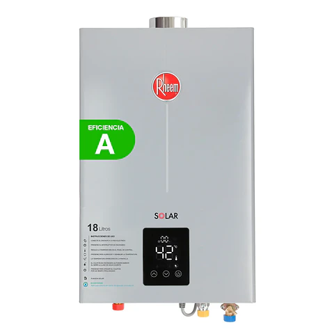 CALEFONT 18 L GAS NATURAL T FORZADO + CONTROL DIGITAL RHEEM