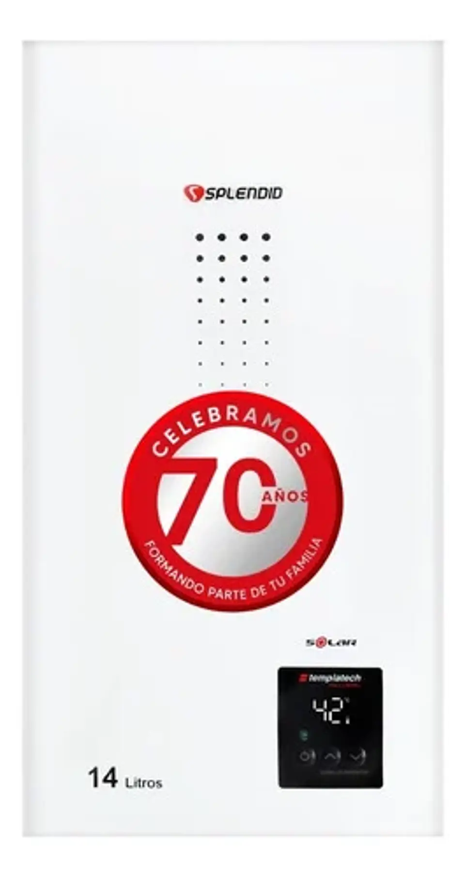 CALEFONT A GAS NATURAL 14 L SPLENDID TIRO NATURAL 3