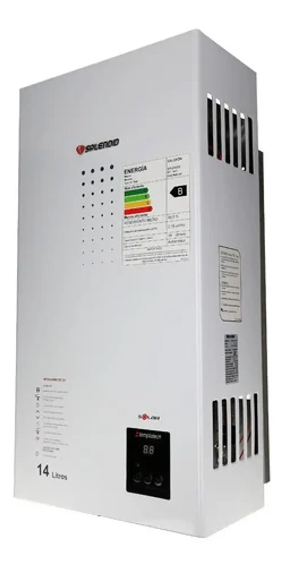 CALEFONT A GAS NATURAL 14 L SPLENDID TIRO NATURAL 4