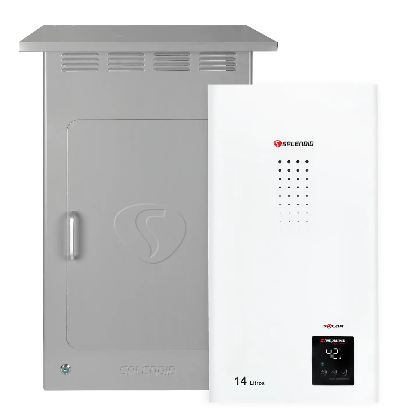 PACK CALEFONT 14L TIRO NATURAL GAS LICUADO + GABINETE 5