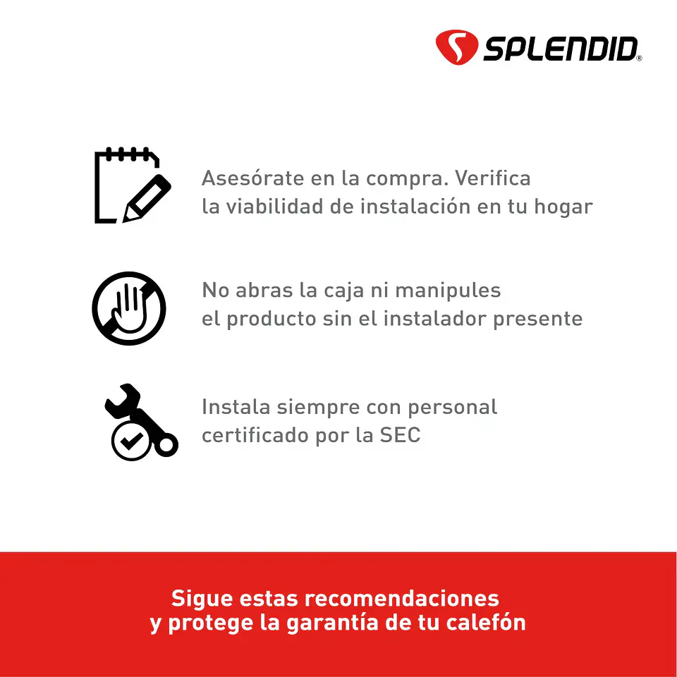 CALEFONT 16 LITROS GAS LICUADO TIRO NATURAL SPLENDID 5