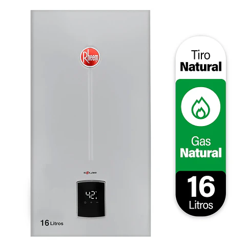 CALEFONT 16 LITROS GAS NATURAL TIRO NATURAL RHEEM