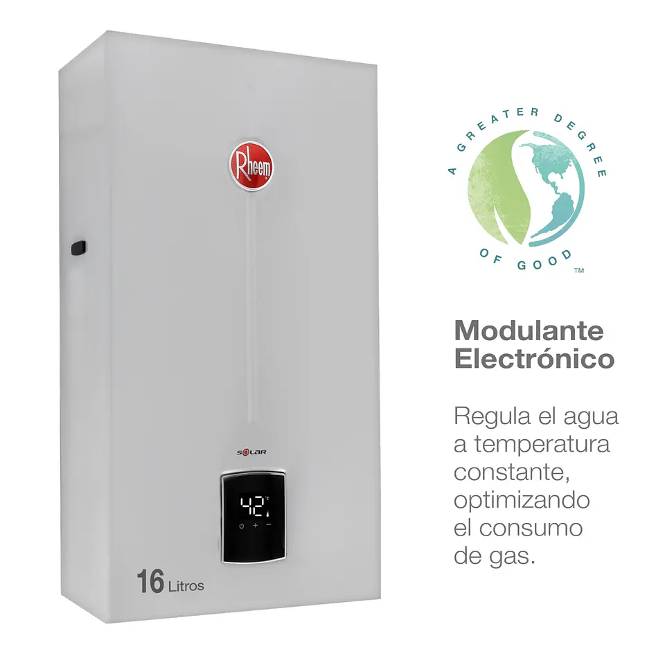 CALEFONT 16 LITROS GAS NATURAL TIRO NATURAL RHEEM 6