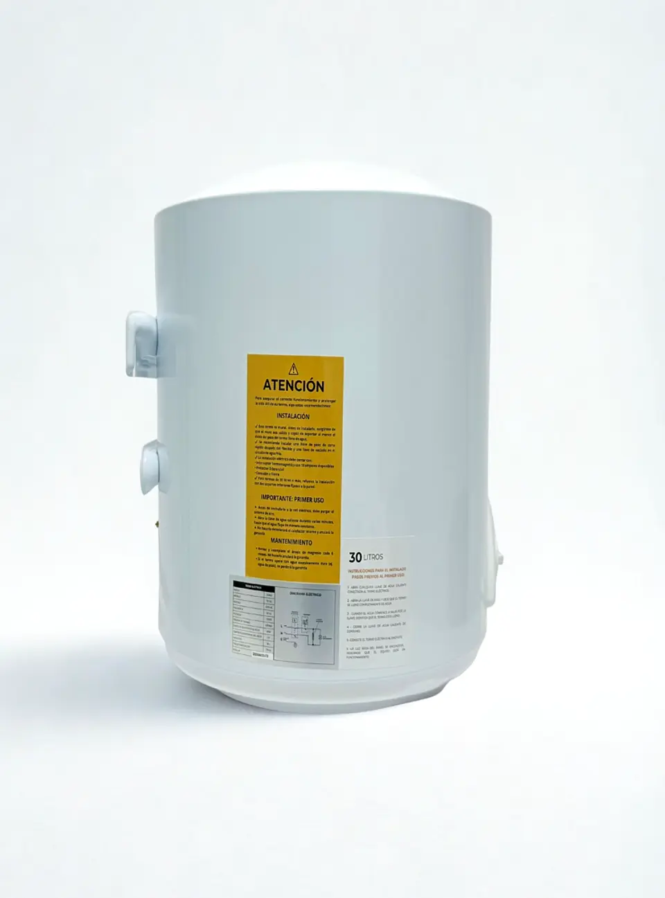 TERMO ELÉCTRICO 30 LITROS 1500 W DE MURO 7